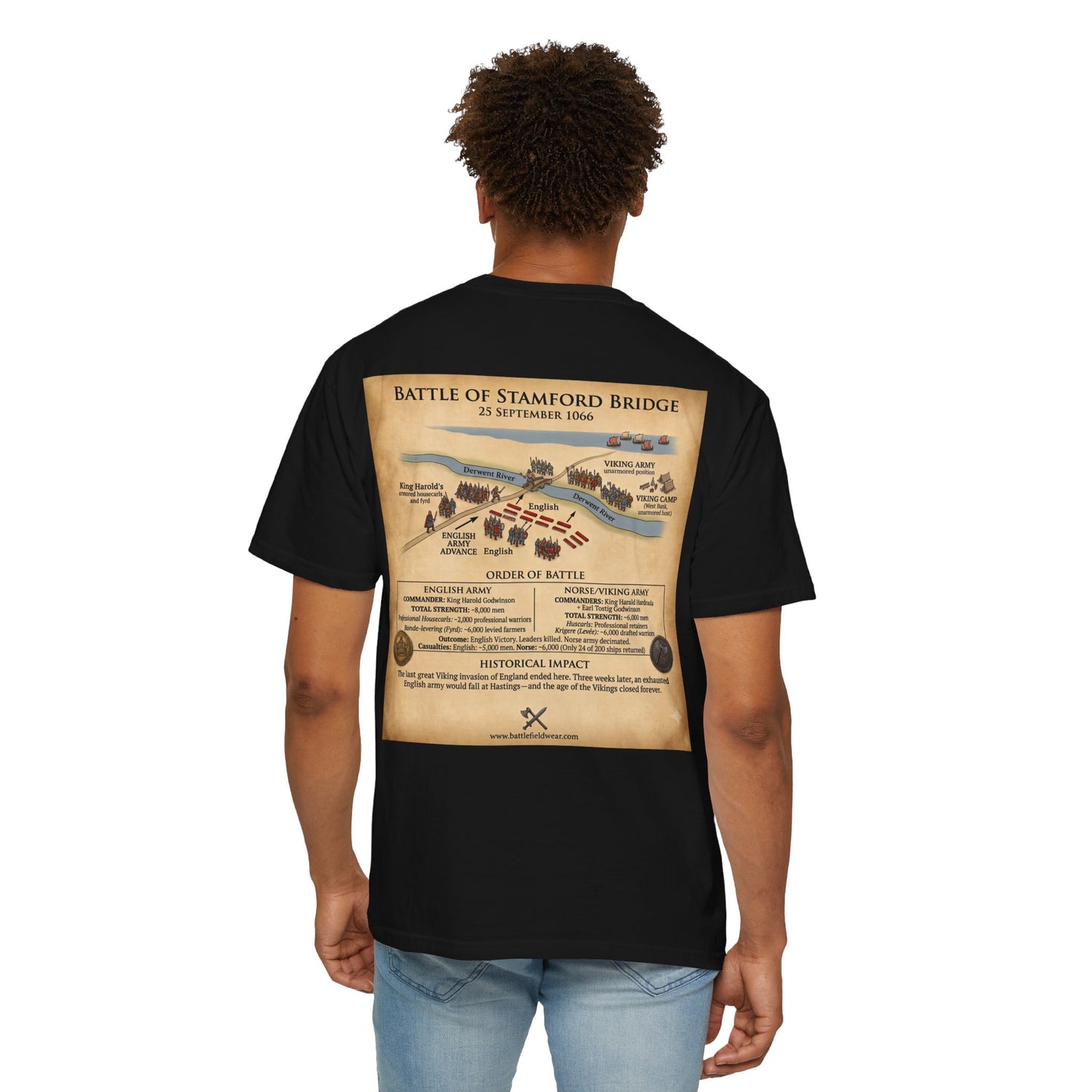 Battle of Stamford Bridge 1066 — Last Viking Invasion Tee