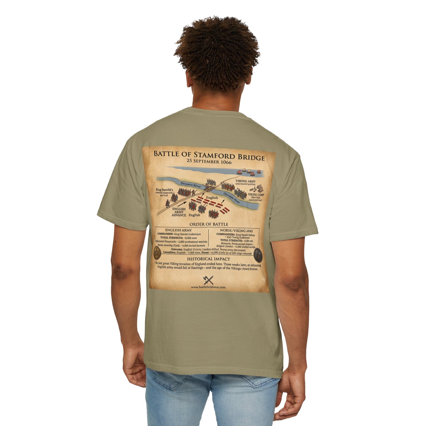 Battle of Stamford Bridge 1066 — Last Viking Invasion Tee