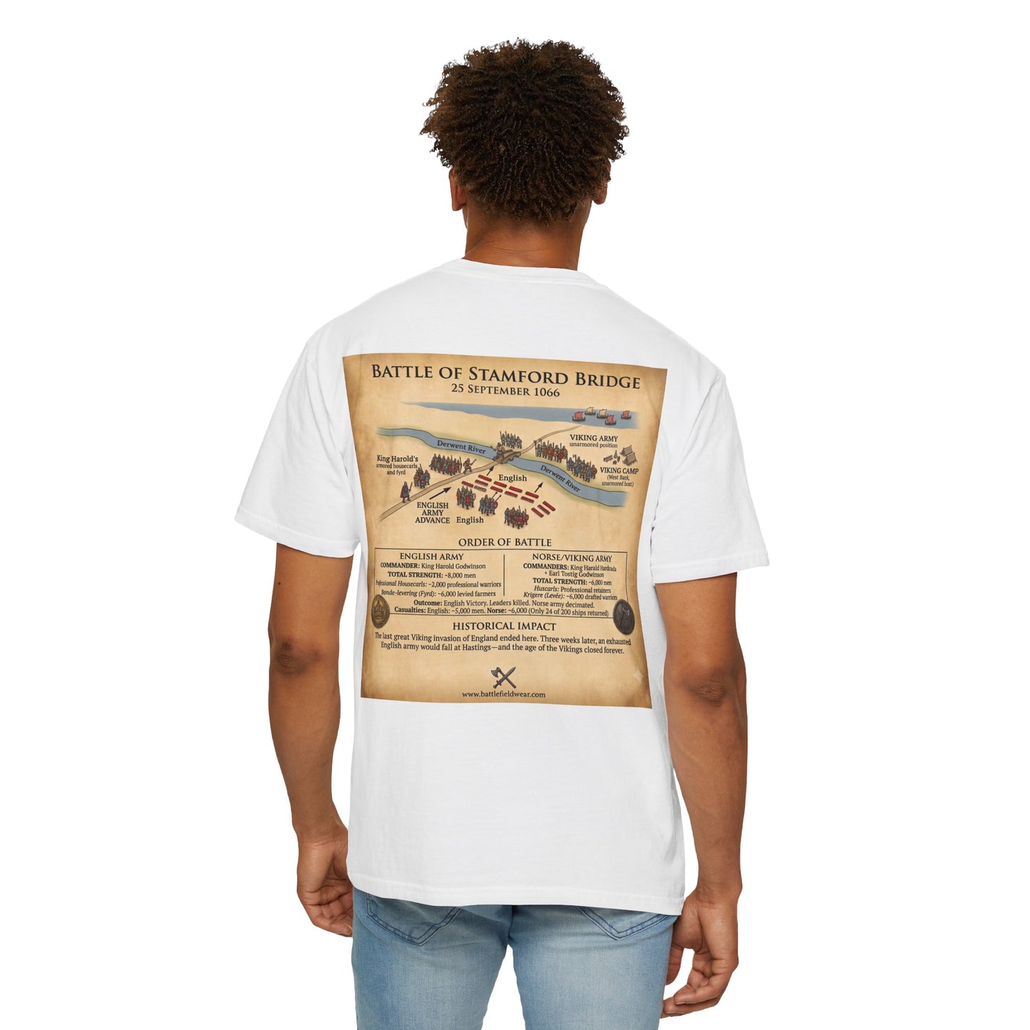 Battle of Stamford Bridge 1066 — Last Viking Invasion Tee